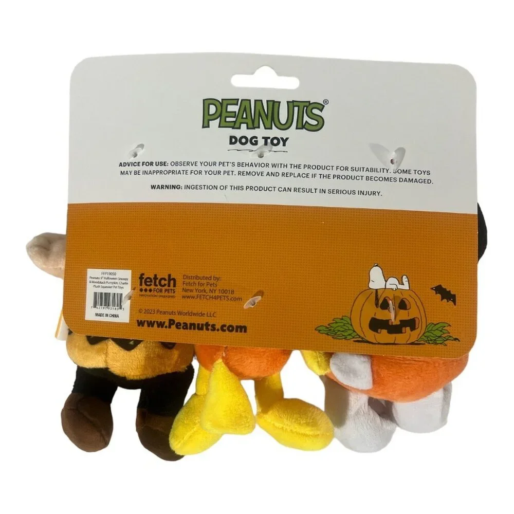 Woodstock‎ Peanuts 3pk Dog Toy Halloween Costumes 8